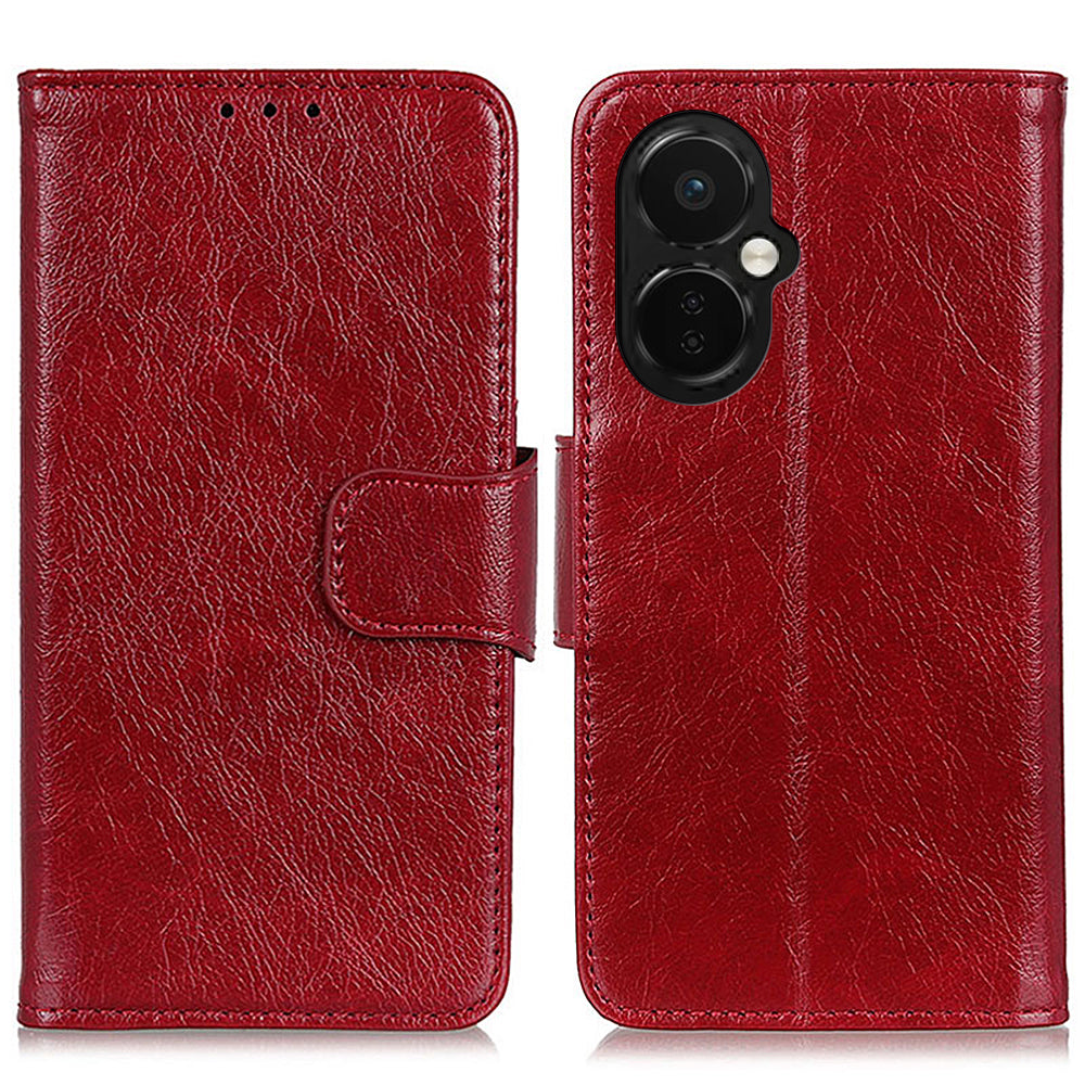 For OnePlus Nord CE 3 Lite 5G Nord N30 5G Phone Stand Wallet Cover Nappa Texture Split Leather Cell Phone Case For OnePlus Nord CE 3 Lite 5G Nord N30 5G Phone Stand Wallet Cover Nappa Texture Split Leather Cell Phone Case